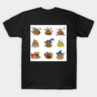 Cute Poop Emojis for Boys T-Shirt